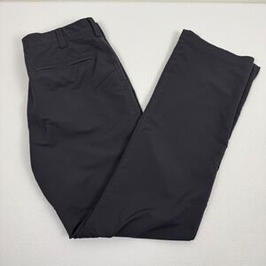 Under Armour Mens Golf Pants Black Straight Leg Performance Trousers 32/34